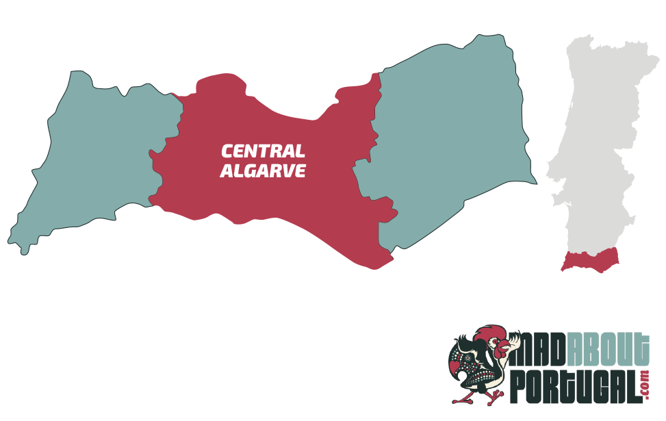 Central Algarve Map