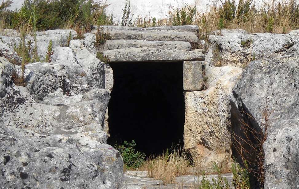 Artificial caves of Alapraia