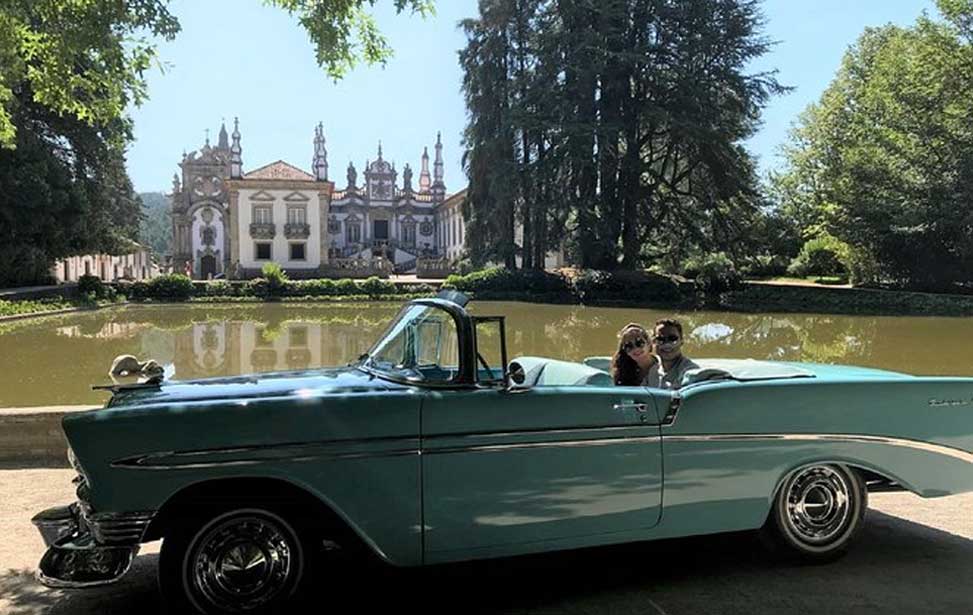 Vintage car ride in Vila Real