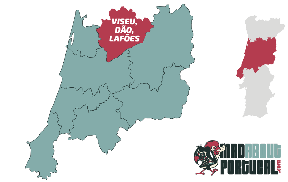 Viseu, Dão & Lafões Map